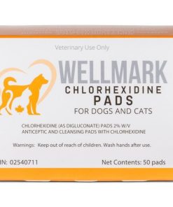 Alternative view of Tampons à la Chlorexidine 2% pour Chiens et Chats, 50 Unités – Wellmark