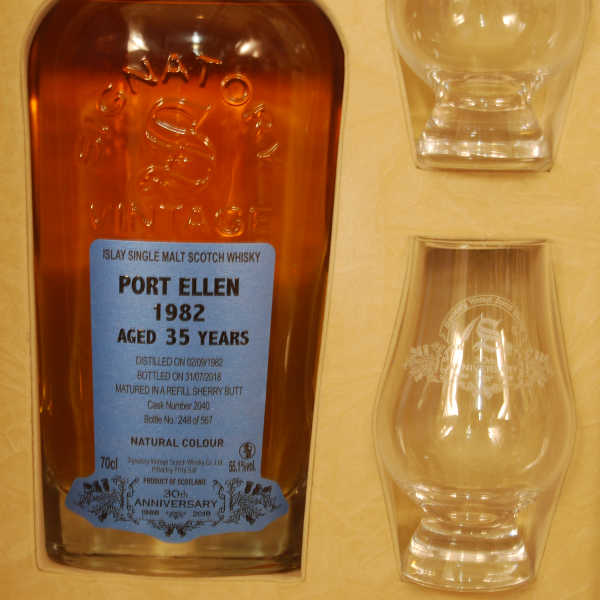 Port Ellen 35 ans 1982 Signatory Vintage 30th Anniversary – Image 2